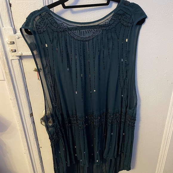 Free people teal tunic - Picture 2 of 2